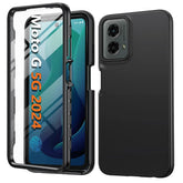 Moto G 5G 2024 Protective Silicone Rugged Shockproof Slim Case Black